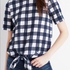 Madewell front knot top